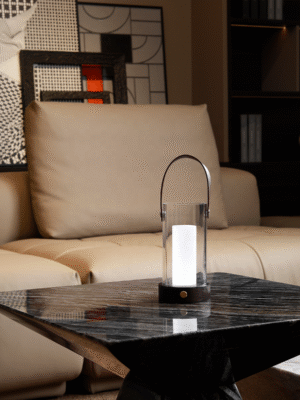 T12 Creative LED table lamp, cordless, for desk or bedroom, rechargeable, suitable for bars and restaurants, dimmable LED light, touch-screen control