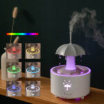 V88 Creative Umbrella Humidifier Essential Oil Diffuser Rain Cloud Ultrasonic Aromatherapy Diffuser 350ml Aromatherapy Diffuser