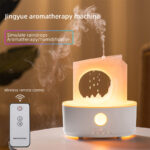 V63 Raindrop Electric Oil Diffuser LED Light Mist Mode Aromatherapy Scent Diffuser for Home with Auto-Off