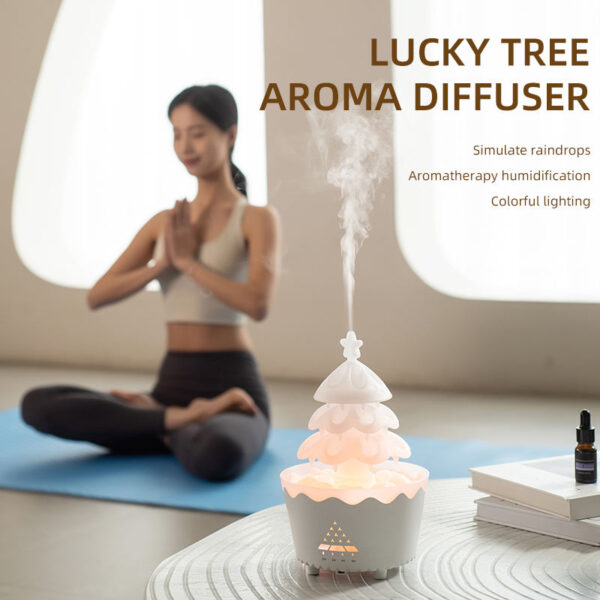 V51 Lucky Tree Water Drop Humidifier Air Humidifier Aroma Diffuser Home