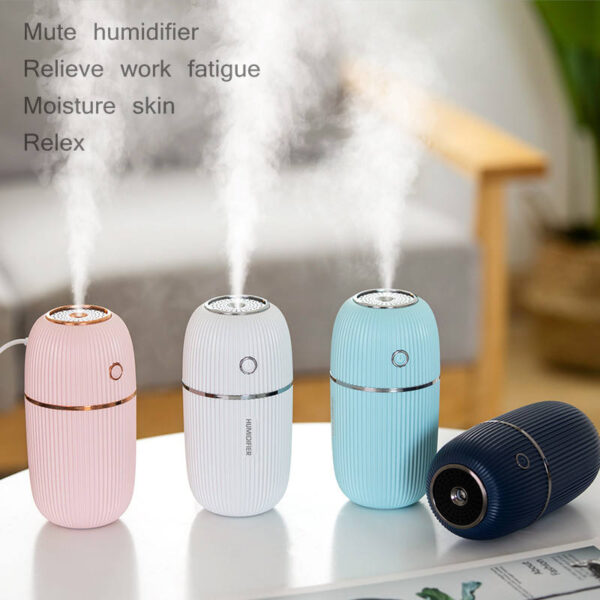 Y20 Humidifier 7 Colors LED Light Portable Mini Humidifier Cool Mist Ultrasonic High Quality Mini Car Air Humidifier