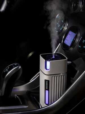 Y22 Plug-in Car Air Humidifier Latest Model with Color Night Light 300ml Small Silent Humidifier Air Freshener Home Aromatherapy Machine