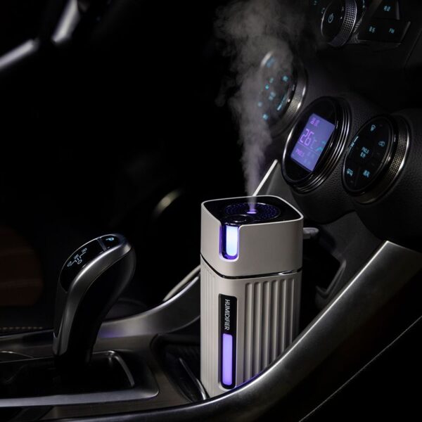 Y22 Plug-in Car Air Humidifier Latest Model with Color Night Light 300ml Small Silent Humidifier Air Freshener Home Aromatherapy Machine