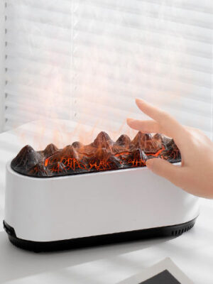 HY-26 Light Fragrance Rain Cloud Humidifier Flame Essential Oil Diffuser Bedroom Raindrop Humidifier