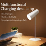 D9 Sunset Desk Lamp, a modern, creative, detachable LED desk lamp with rechargeable battery and wireless charging function; eye-friendly design