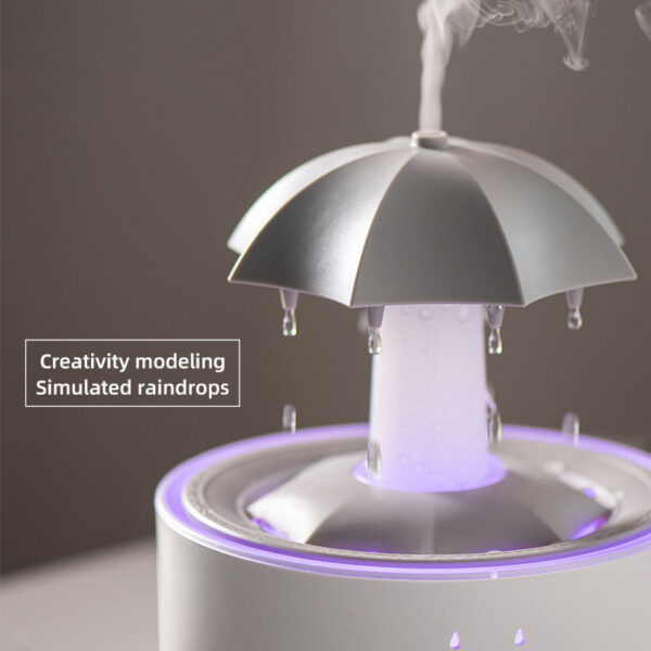 V88 Creative Umbrella Humidifier Essential Oil Diffuser Rain Cloud Ultrasonic Aromatherapy Diffuser 350ml Aromatherapy Diffuser