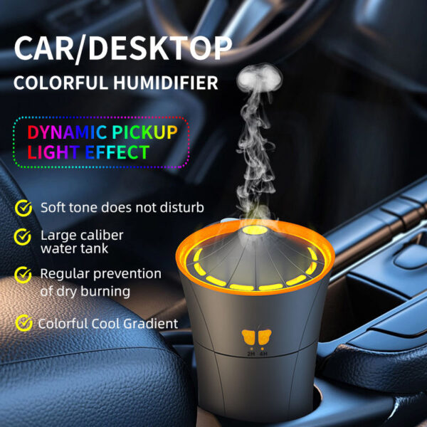 V25 Portable Mini Atomizer Multifunctional Silent Humidifier Home Car Air Humidifier