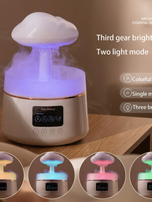 A01 High Quality Ultrasonic Air Aromatherapy Purifier Rain Cloud Humidifier Dripping Essential Oil Mushroom Aroma Diffuser
