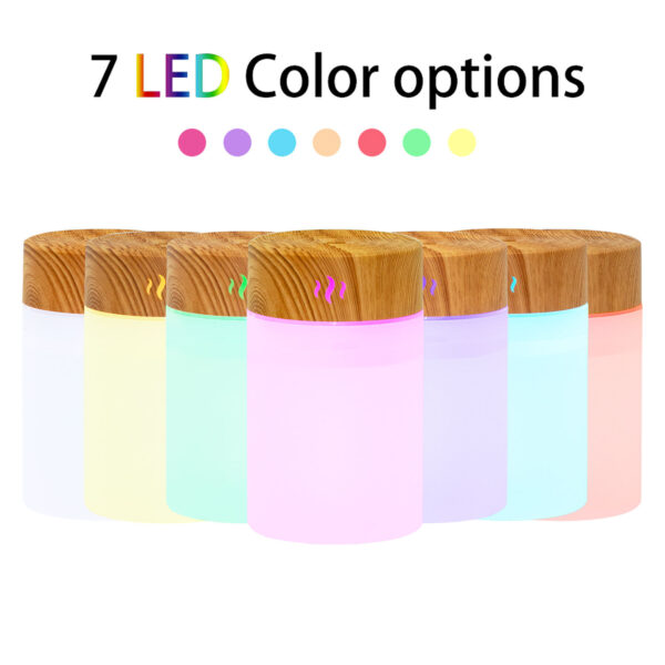 YX-049 Household Commercial Car Air Freshener Essential Oil LED Light Air Humidifier 255ML Humidifier Cool Mist Manufacturing