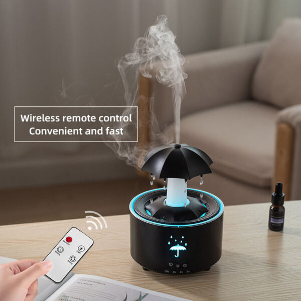 V88 Creative Umbrella Humidifier Essential Oil Diffuser Rain Cloud Ultrasonic Aromatherapy Diffuser 350ml Aromatherapy Diffuser