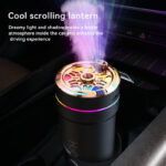 5S Portable USB Home Car Ultrasonic Defogger Humidifier with 7 Colors LED Starry Sky Light Humidifier