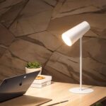 D9 Sunset Desk Lamp, a modern, creative, detachable LED desk lamp with rechargeable battery and wireless charging function; eye-friendly design