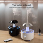 V88 Creative Umbrella Humidifier Essential Oil Diffuser Rain Cloud Ultrasonic Aromatherapy Diffuser 350ml Aromatherapy Diffuser