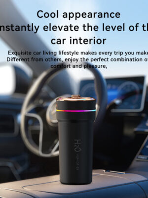 5S Portable USB Home Car Ultrasonic Defogger Humidifier with 7 Colors LED Starry Sky Light Humidifier