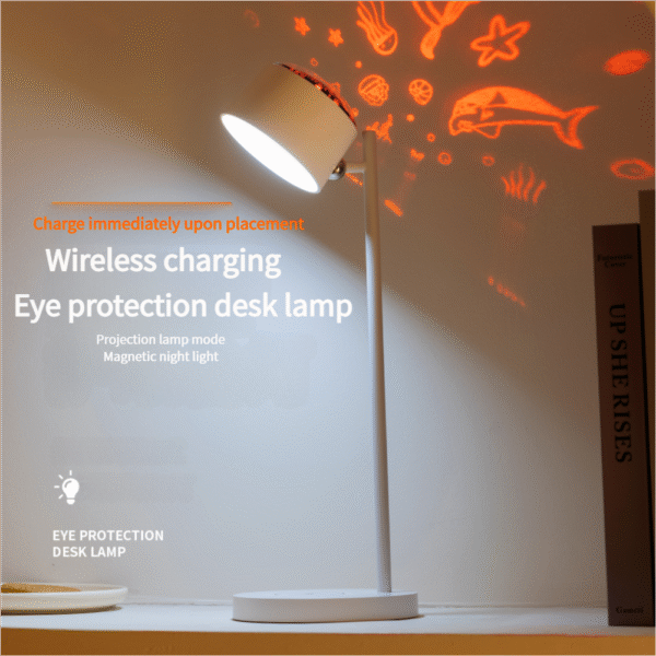 D10 Multifunctional USB-powered reading lamp with charging function - mini, portable, ideal for students, perfect for use on beds or in rooms